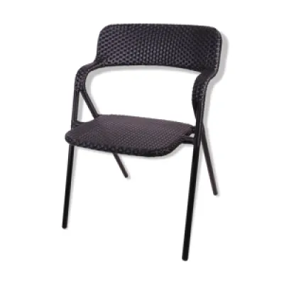 fauteuil Villette noir - neuve