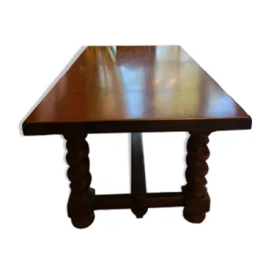 Table Louis XIII noyer