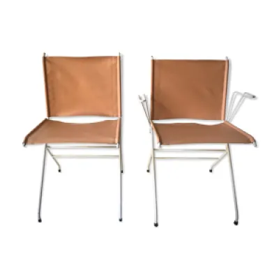 Paire chaises Raoul - 1950s