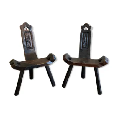 Deux chaises d’art - populaire