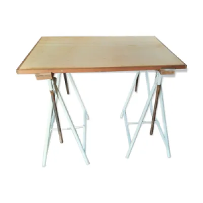 table à dessin tréteaux - industriel
