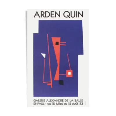 Affiche Arden Quin 1983
