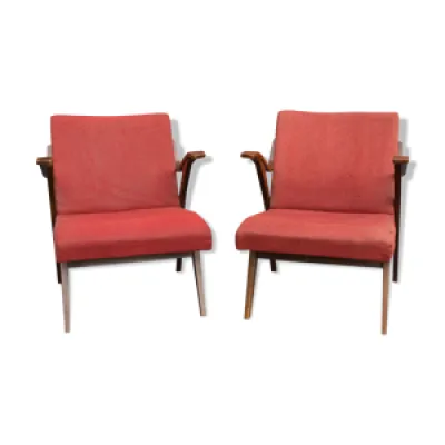 Paire de fauteuils 1960's