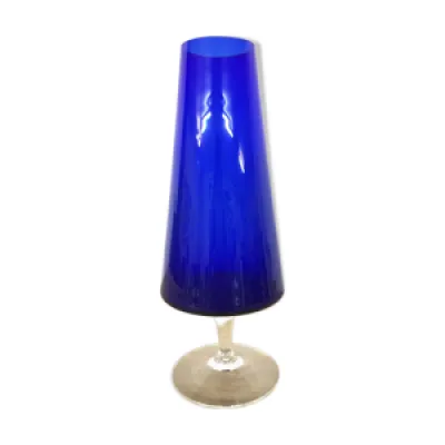 vase bleu nuit Murano