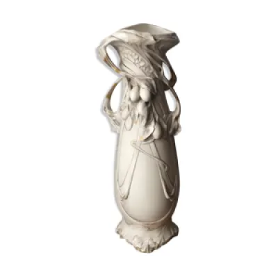 Vase Royal Dux Bohémia - 1900 art nouveau