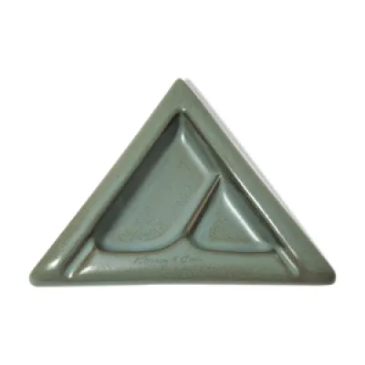 Cendrier céramique triangulaire