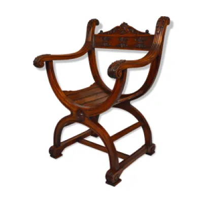 fauteuil curule Néo - vers 1880