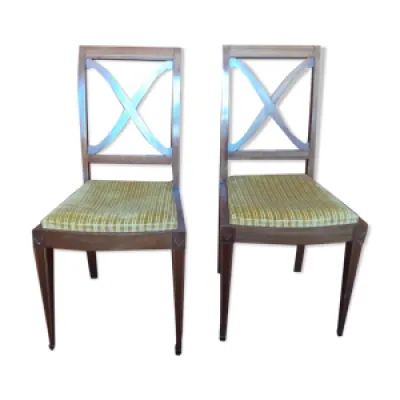 paire de chaises bois