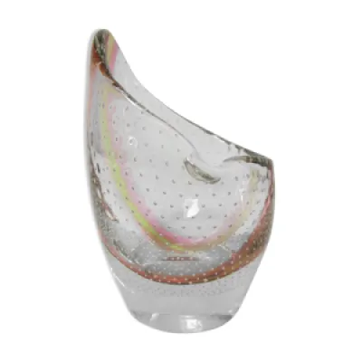 Vase verre bullé Murano
