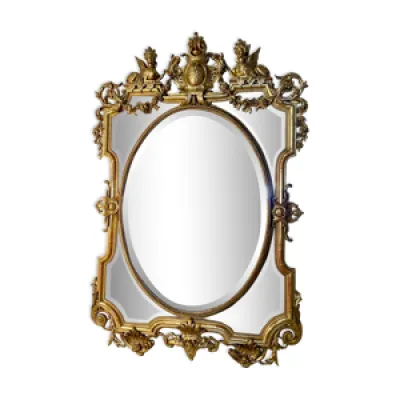 Miroir doré Napoléon - iii