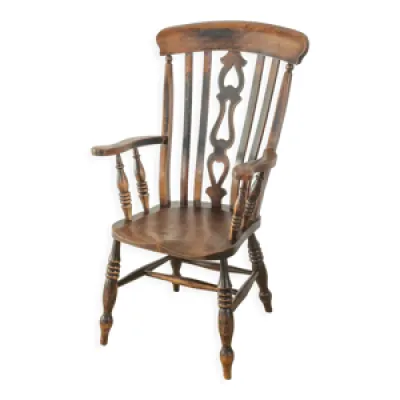 Chaise Windsor antique, - 19e