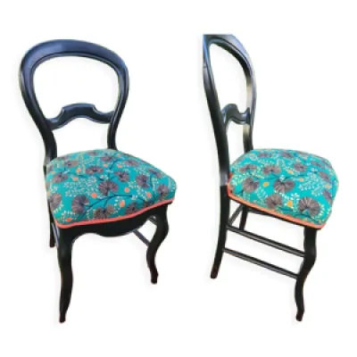 Lot de 2 chaises Louis - philippe