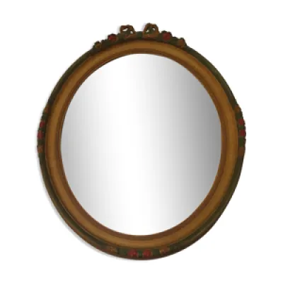 miroir en bois doré - 50x62cm