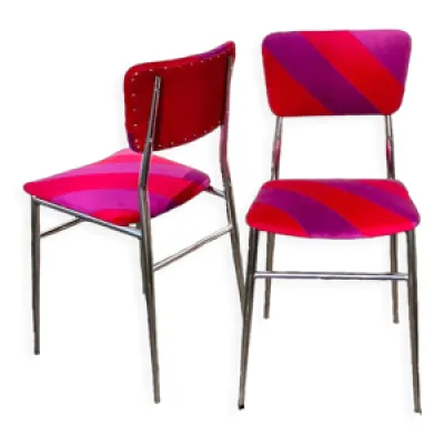 Duo de chaises patchwork