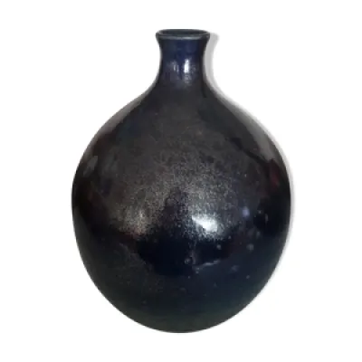 Vase boule en céramique - bleu