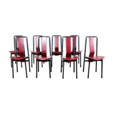 Set de 8 chaises par Achille Castiglioni