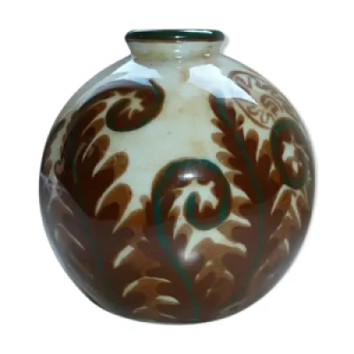 Ancien vase boule Art