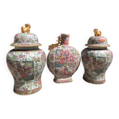 Lot de vases chinois - porcelaine