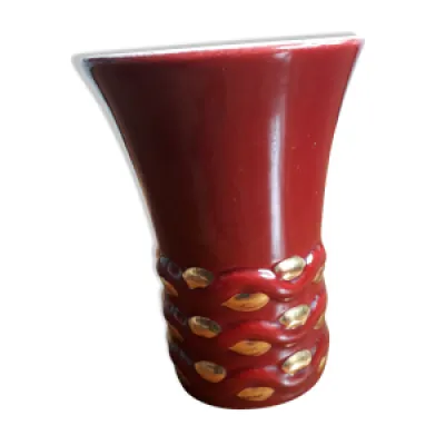 Vase en céramique signé - arc