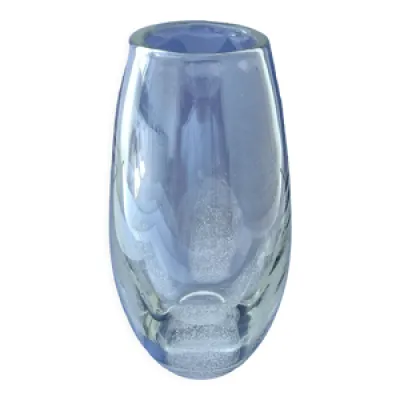 Vase en cristal à inclusions - bulles