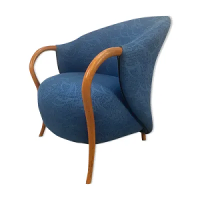 fauteuil Cinna design - bleu