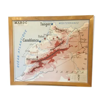 Carte rossignol Afrique - nord