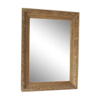 Très ancien miroir bois - 100