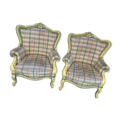 Lot de deux fauteuils - baroque style