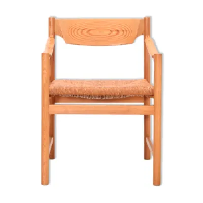 Chaise en bois de pin - accoudoirs