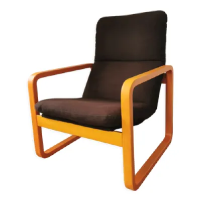 fauteuil en bois courbé - 1980