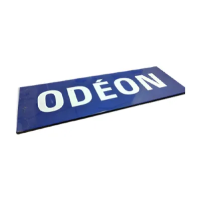 plaque de métrro Odéon