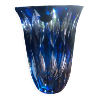 Vase bleu Saint louis