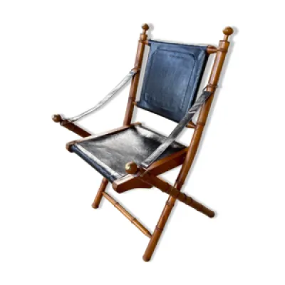 fauteuil colonial façon - bambou
