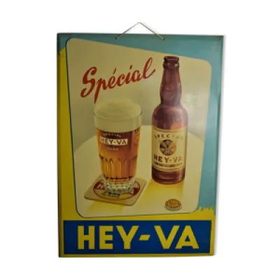 Plaque Bière Hey-Va