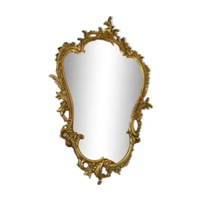 miroir baroque rocaille - bronze