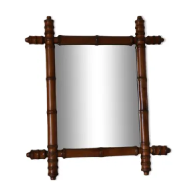 Miroir imitation bambou