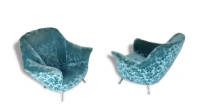 paire de fauteuils ico