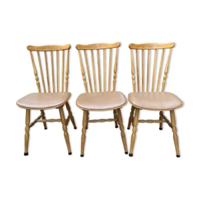 Ensemble de 3 chaises - baumann