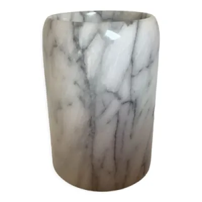 Vase marbre gris