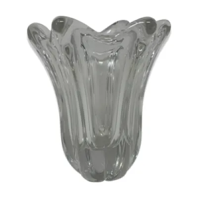 Vase en cristal taillé, - baccarat
