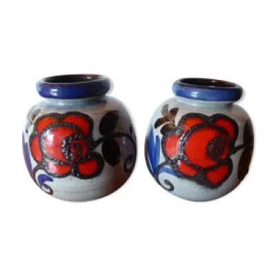 Vases en céramique Scheurich - 1970