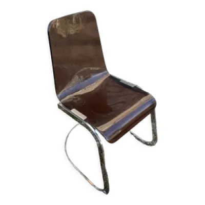 chaise baumann plexiglass