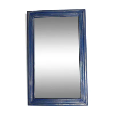 Miroir rectangulaire - bleu argent