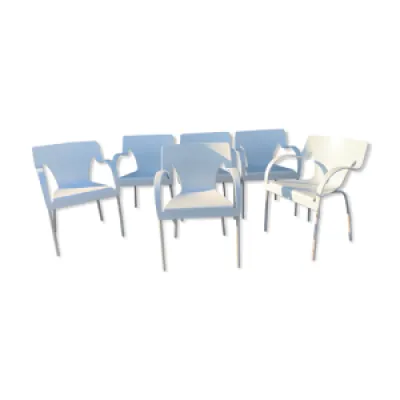 6 fauteuils italiens - design empilables