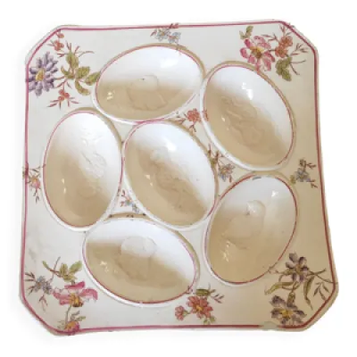 Assiette à œufs terre - fer