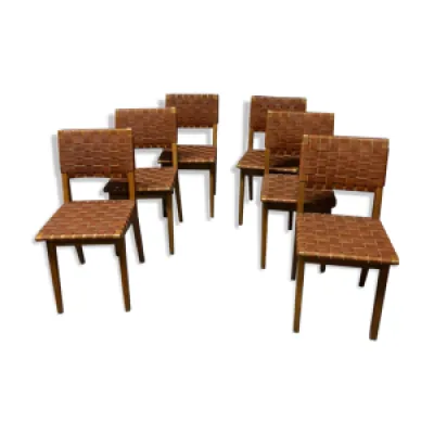 Série 6 chaises - jens risom