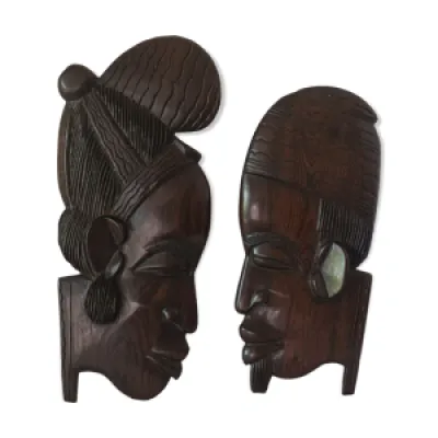 Sculptures profils afrique