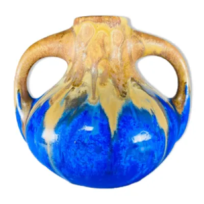 vase Boule Gilbert Méténier - bleu