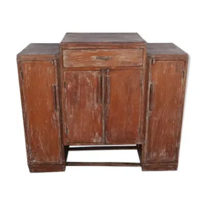 meuble de rangement en - bois ancien
