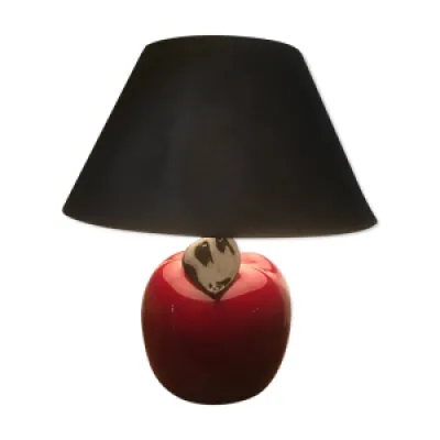 Lampe pomme en céramique